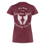 Mom Guardian Angel Women’s Premium T-Shirt (CK3545) - heather burgundy