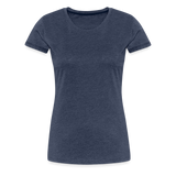 Mom Guardian Angel Women’s Premium T-Shirt (CK3545) - heather blue