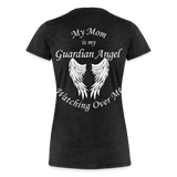 Mom Guardian Angel Women’s Premium T-Shirt (CK3545) - charcoal grey
