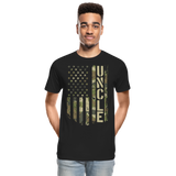 Uncle Camo Flag Men’s Premium Organic T-Shirt - black