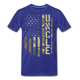 Uncle Camo Flag Men’s Premium Organic T-Shirt - royal blue