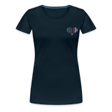 Nurse Flag Women’s Premium T-Shirt  (CK1818) updated - deep navy