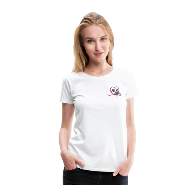 Heather Nurse Practitioner Women’s Premium T-Shirt - white