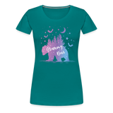 Grammy Bear Women’s Premium T-Shirt (KS1032) - teal