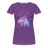 Grammy Bear Women’s Premium T-Shirt (KS1032) - purple