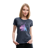 Grammy Bear Women’s Premium T-Shirt (KS1032) - heather blue