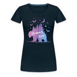 Grammy Bear Women’s Premium T-Shirt (KS1032) - deep navy
