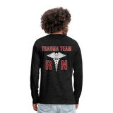 University Health RN Men's Premium Long Sleeve T-Shirt - charcoal grey