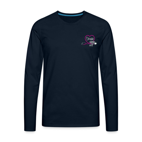 Denise RN Men's Premium Long Sleeve T-Shirt - deep navy