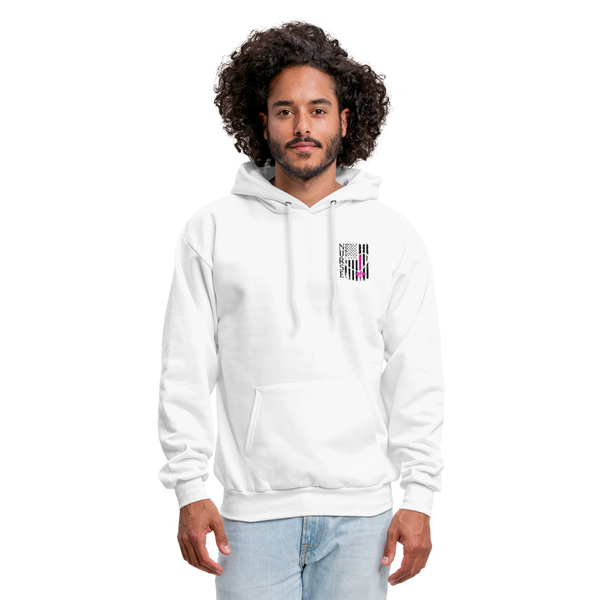 Nurse Flag Pullover Men's Hoodie (CK1389) - white