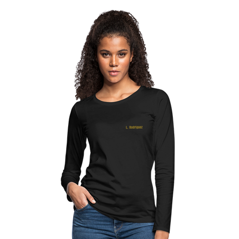 2604099713 Women's Long Sleeve T-Shirt - black