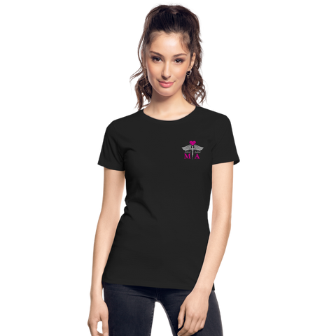 Medical Assistant Flag  Women’s Premium Organic T-Shirt (CK1245) Updated++ - black