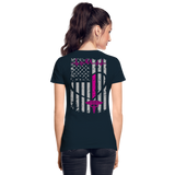 Medical Assistant Flag  Women’s Premium Organic T-Shirt (CK1245) Updated++ - deep navy