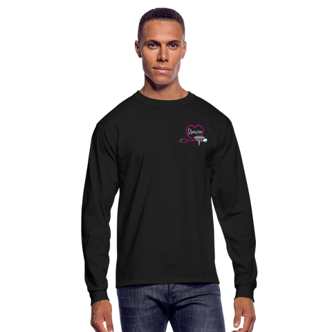 Shawna Men's Long Sleeve T-Shirt - black