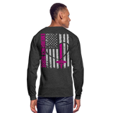 Sheena Men's Long Sleeve T-Shirt - heather black