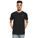 Critical Care Nurse Men's Organic Premium T-Shirt (CK1837)+ - black