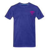 Critical Care Nurse Men's Organic Premium T-Shirt (CK1837)+ - royal blue
