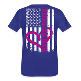 Critical Care Nurse Men's Organic Premium T-Shirt (CK1837)+ - royal blue