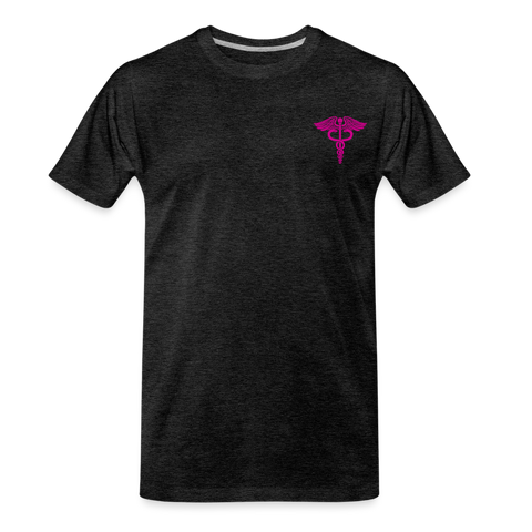 Critical Care Nurse Men's Organic Premium T-Shirt (CK1837)+ - charcoal grey