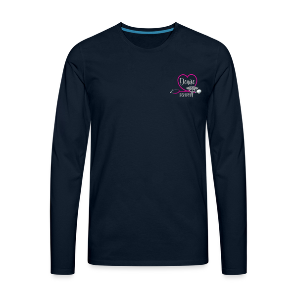 Denise BSN RN Men's Premium Long Sleeve T-Shirt - deep navy