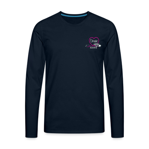 Denise BSN RN Men's Premium Long Sleeve T-Shirt - deep navy