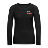 Delray Resus Navy Women's Premium Long Sleeve T-Shirt - charcoal grey