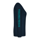 Delray Resus Navy Women's Premium Long Sleeve T-Shirt - deep navy