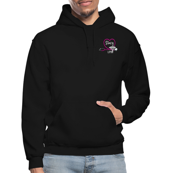 Stacy, LPN Nurse Flag Gildan Heavy Blend Adult Hoodie - black