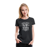 Most Likely to be on the Naughty List Women’s Premium T-Shirt (CK-0001) - black