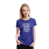 Most Likely to be on the Naughty List Women’s Premium T-Shirt (CK-0001) - royal blue