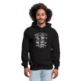Most Likely to be on the Naughty List Men's Hoodie (CK-0001) - black
