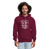 Most Likely to be on the Naughty List Men's Hoodie (CK-0001) - burgundy