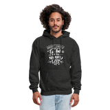 Most Likely to be on the Naughty List Men's Hoodie (CK-0001) - charcoal grey
