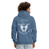 Uncle Guardian Angel Adult Hoodie (CK3576) - denim blue