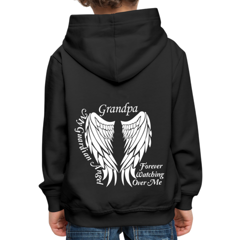Grandpa Guardian Angel Youth Hoodie (CK3568) - black