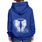 Grandpa Guardian Angel Youth Hoodie (CK3568) - royal blue