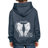 Grandpa Guardian Angel Youth Hoodie (CK3568) - heather denim