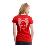 My Sister Women’s Premium T-Shirt (CK1804) - red