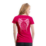 My Sister Women’s Premium T-Shirt (CK1804) - dark pink