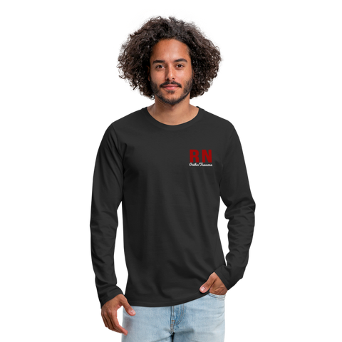 RN Ortho Trauma Men's Premium Long Sleeve T-Shirt - black