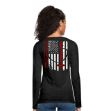 RN Ortho Trauma Women's Premium Long Sleeve T-Shirt - charcoal grey