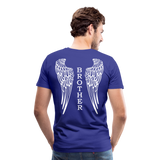 Brother Long Angel Wings Men's Premium T-Shirt - royal blue