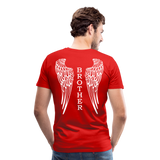 Brother Long Angel Wings Men's Premium T-Shirt - red