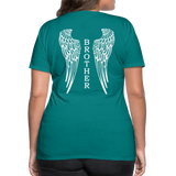 Brother Long Wings Women’s Premium T-Shirt - teal