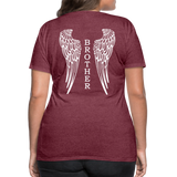 Brother Long Wings Women’s Premium T-Shirt - heather burgundy