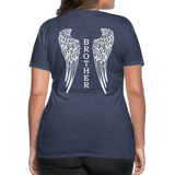 Brother Long Wings Women’s Premium T-Shirt - heather blue