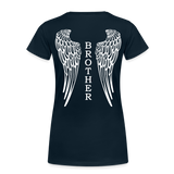 Brother Long Wings Women’s Premium T-Shirt - deep navy
