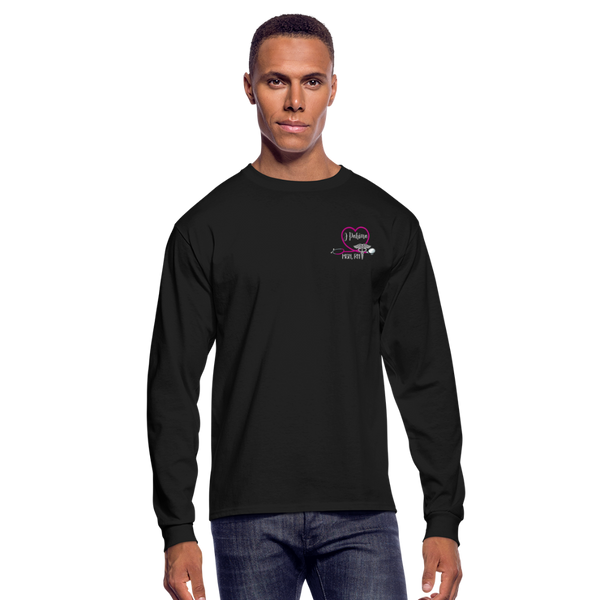 J Pahima, MSN, RN Men's Long Sleeve T-Shirt - black