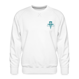 Nurse Flag Men’s Premium Sweatshirt (CK4119) - white