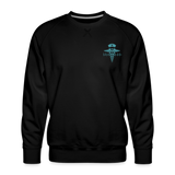 Nurse Flag Men’s Premium Sweatshirt (CK4119) - black